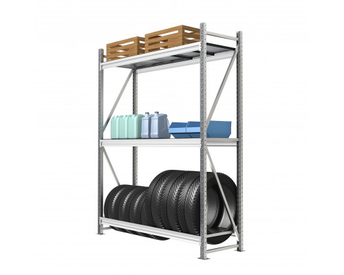 Стеллаж для колес и шин СГР ОЦ 2000х1500(400)х500 3 яруса