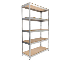 Стеллаж СГРФ 2500х1514х599, крашенный, полки 5 шт, фанера