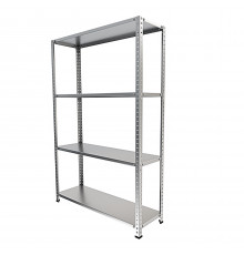 Стеллаж Легкий Стандарт 1900х1000х500 (нагрузка 750 кг на стеллаж, 120 кг на полку), в комплекте